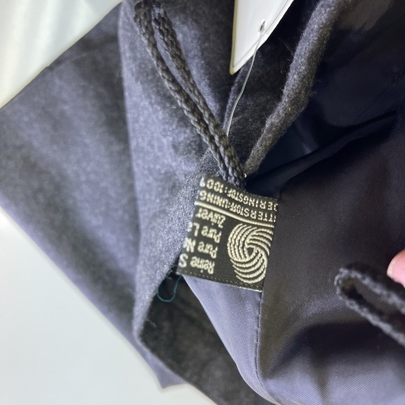 NWT VTG Givenchy Gray Wool Skirt Miram Style Sz 36 - Picture 10 of 10